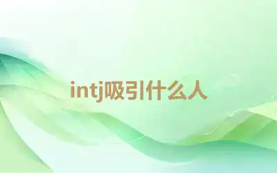 intj吸引什么人